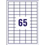 Avery Étiquettes multi-usages 65 étiquettes par feuille (40 feuilles) (Import Royaume Uni)