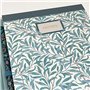 LaCyan Classeur avec bloc-notes, notes adhésives et crayon - William Morris - Motif floral Multicolore - 1 unité
