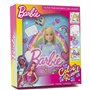 Barbie Trousse à Crayons | Fournitures Scolaires | Ensemble de Papeterie avec Trousse à Crayons à colorier et Agenda | Accessoir