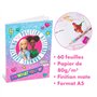 Barbie Trousse à Crayons | Fournitures Scolaires | Ensemble de Papeterie avec Trousse à Crayons à colorier et Agenda | Accessoir