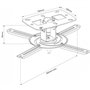 Lien Support de Plafond pour projecteur