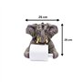 Homezone Grand Éléphant Papier Toilette Support de Rouleau Montage Mural Toilette Papier Tissu Distributeur Tissu Support Salle 