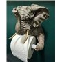 Homezone Grand Éléphant Papier Toilette Support de Rouleau Montage Mural Toilette Papier Tissu Distributeur Tissu Support Salle 