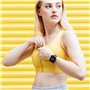 Reflex Active Montre connectée (série 13) Bluetooth pour Homme et Femme avec écran Tactile Couleur Longue durée et Bracelet Noir
