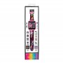 Accutime Rainbow RNB4107ARG Montre intelligente pour fille avec bracelet en silicone Multicolore, multicolore, Décontracté/sport