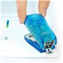 Rapesco 1719 Set Bug Agrafeuse et 810-P Perforatrice 2 Trous avec 1000 Agrafes 26/6 mm, Bleu Transparent