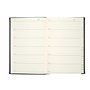 Esposti Carnet d'Adresses – Coins Métal Doré – Noir – (Taille 26cm x 12cm)