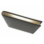Esposti Carnet d'Adresses – Coins Métal Doré – Noir – (Taille 26cm x 12cm)