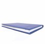 Esposti Grand carnet d'adresses A5 – Couverture rembourrée en cuir PU – Bleu