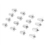 Gilbert - Crampon alu 18/21mm - Crampons Football Aluminium - Argent métalisé - Taille Unique