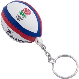 Gilbert Unisexe Angleterre Ballon de Rugby Porte-clés