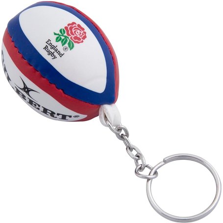 Gilbert Unisexe Angleterre Ballon de Rugby Porte-clés