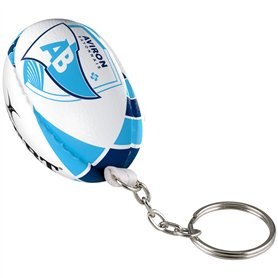 Gilbert Porte-clefs Ballon de Rugby Bayonne - Collection Officielle Aviron Bayonnais