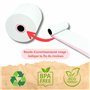 Double Dragon Rouleaux de Papier Thermique Premium 57 x 57 mm pour Imprimante EPOS, Terminal POS, Caisses Enregistreuses Thermiq