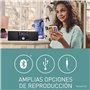 Panasonic SC-DM202EG-K Microchaîne Hi-FI Compacte avec CD, Radio Dab+/FM, USB et Bluetooth, Haut-Parleurs 24W, Télécommande, Ecr