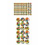 HENBRANDT Grands autocollants Brickz - Assortiment de 180 briques de construction pour enseignants