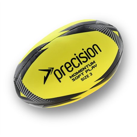 Precision Momentum Soft Play Ballon de rugby en mousse légère sans danger pour l'intérieur et l'extérieur