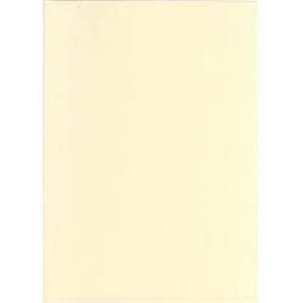 DJP Lot de 50 feuilles de papier cartonné couleur crème ivoire A5 160 g/m² pour imprimante photocopieuse