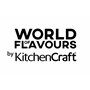 KitchenCraft World of Flavours - Planche à Découper/Plateau de Service en Bois d'Olivier, 30 x 17 cm