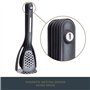 Kitchen Craft - Kit de 5 Ustensiles de Cuisine Magnétiques en Silicone, Rangement Facile, 9 x 9 x 30 cm - Noir