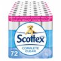 Scottex Papier toilette Complete Clean Blanc 72 rouleaux (8x9r)