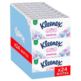 Mouchoirs Kleenex® Essential Boîte x72 (x24)