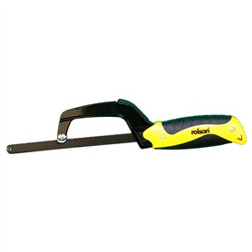 Rolson 58302 Mini scie à métaux avec manche en plastique