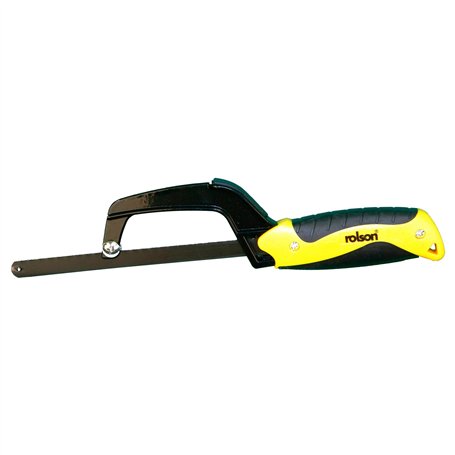 Rolson 58302 Mini scie à métaux avec manche en plastique