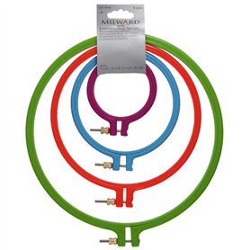MILWARDS Ensemble de cerceaux à Broder Assortis 7 cm/12 cm/17 cm/22 cm