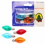 MRS CHRISTMAS 4 E12 Multi Screw in Tulip Bulbs -12V 3W 0.25A-32