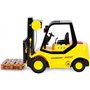Toyland® 23 cm (9") Transpalette à Chariot élévateur à Friction - Échelle (1:16) - Jouet de Construction pour garçons avec lumiè