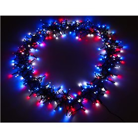 Christmas Concepts® LED Chasing Lights - Intérieur/Extérieur - Boîtier de commande à 8 fonctions (rouge