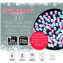 Christmas Concepts® LED Chasing Lights - Intérieur/Extérieur - Boîtier de commande à 8 fonctions (rouge, blanc et bleu)
