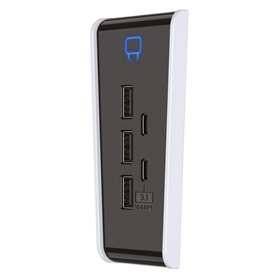 Venom USB Hub for PS5 Slim - 5-Port - Includes 3 x USB 2.0 and 2 x USB Type C (PS5)
