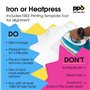PPD Combo 70xA4 Papier Transfert Tee-Shirt, 50 Feuilles pour Textiles Blancs/Clairs et 20 pour Noirs/Foncés, Personnalisé, Jet d