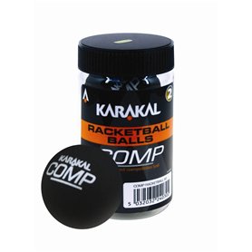 Karakal Lot de 2 balles de Raquette Noir