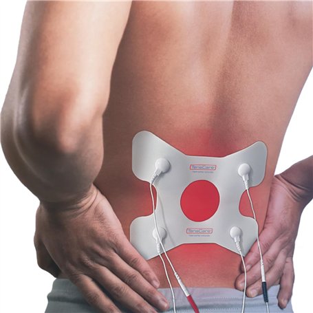 TensCare – Électrodes TENS & EMS pour soulager le mal de dos – Hydrogel haute performance