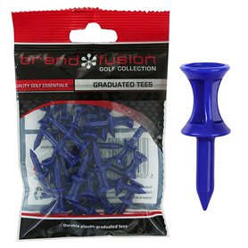 Graduated Tees The Club Lot de 30 Tees de Golf gradués en Plastique Bleu 3