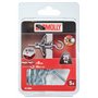Molly M14005-XJ Chevilles Métal à expansion avec Crochet rond, Gris, Set de 5 pièces