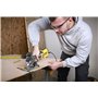 Stanley FATMAX Scie Circulaire Multi Matériaux 650W Ligne Laser pour plus de Précision Avec 1 Coffret de Transport Lames de Scie