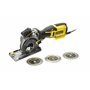 Stanley FATMAX Scie Circulaire Multi Matériaux 650W Ligne Laser pour plus de Précision Avec 1 Coffret de Transport Lames de Scie