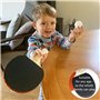Big Game Hunters Ensemble de tennis de table | Filet extensible rétractable, raquettes, balles dans un sac en tissu Oxford | Kit