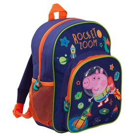Sac à dos de luxe 3D pour enfant Peppa Pig George Motif astronaute