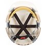 JSP Casque EVOLite® Porte-Card - CR2 Gris - ventilé - crémaillère - Blanc (AJB170-D00-100)