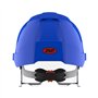 JSP EVO® VISTAlensTM Casque de sécurité avec lunettes de sécurité intégrées Bleu/fumé (AMB170-007-F00)