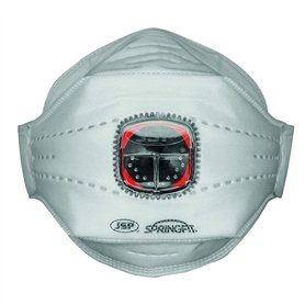 JSP Masque jetable trois plis Springfit™ FFP3V (435) avec Valve Typhoon™ vente au détail (BGA182-206-N00)