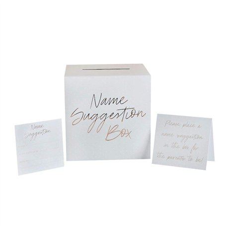 Club Green Boîte à suggestion pour fête prénatale avec 30 cartes