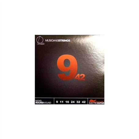 Picato 90772 Nickel Round Wound Cordes pour guitare électrique 9–42