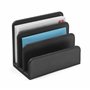 Osco Porte-lettres en similicuir - noir