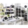 Osco Porte-lettres en similicuir - noir